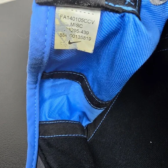 Nike Hat Cap Mens Strap Back Blue VRS RZN Swoosh Logo Performance Golf Golfing - Picture 9 of 9